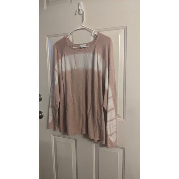 Pure Jill Cotton Viscose Blend Tye Dye Design Lightweight Sweater, Medium, Boho - Picture 7 of 10